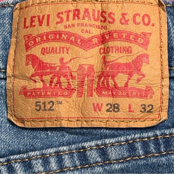 Levi's 512 Slim Taper Leg Jeans - Blue - Picture 3 of 8